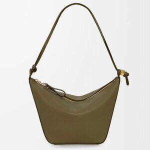 Loewe Mini Hammock Hobo in Dark Khaki NWT